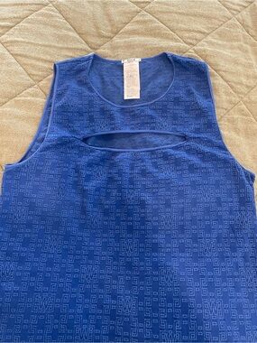 Wolford Royal Blue Sleeveless Knit Tank L
